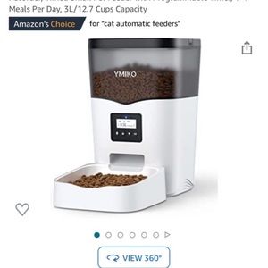 Automatic dog food dispenser like new